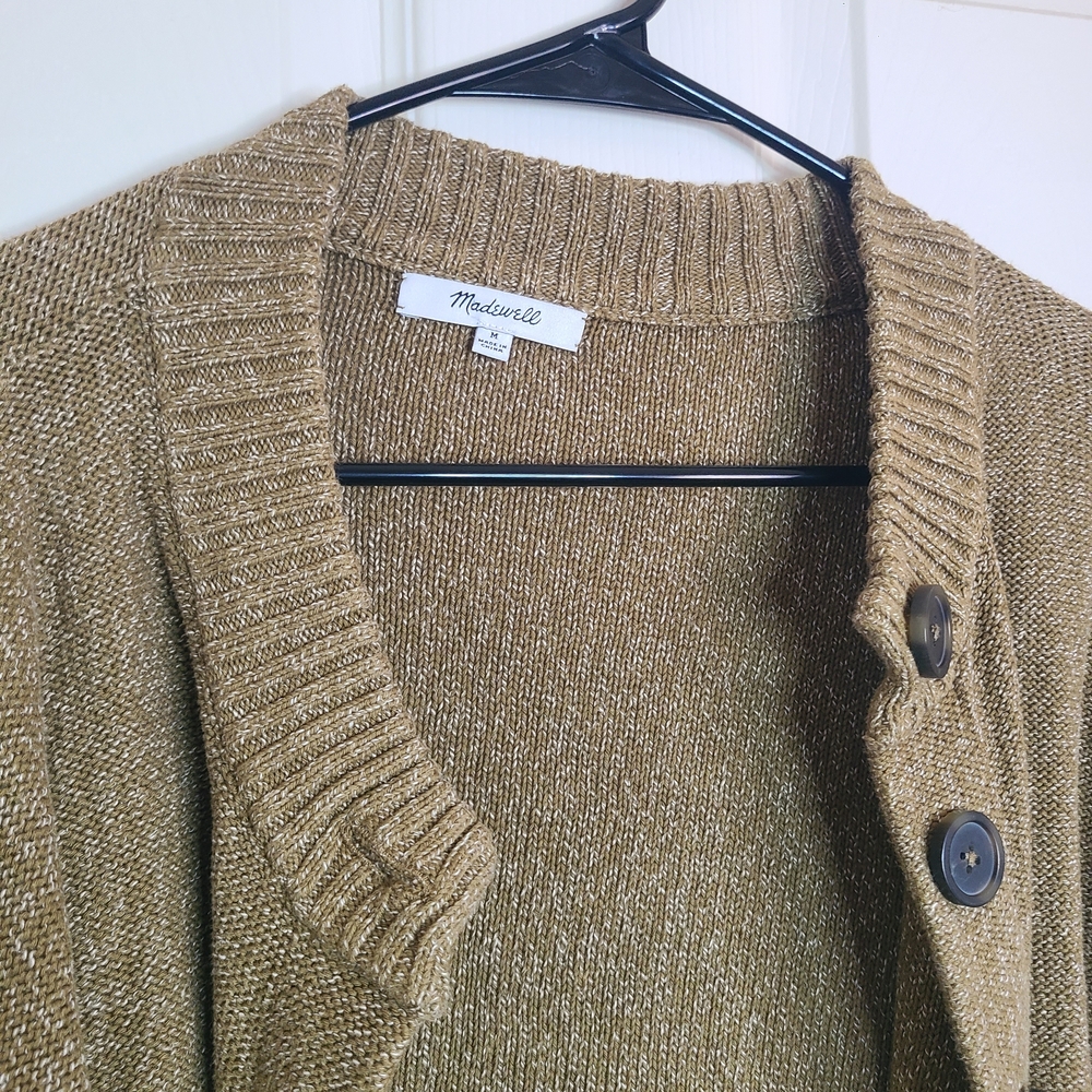 Madewell Women's Brown Cardigan Sweater